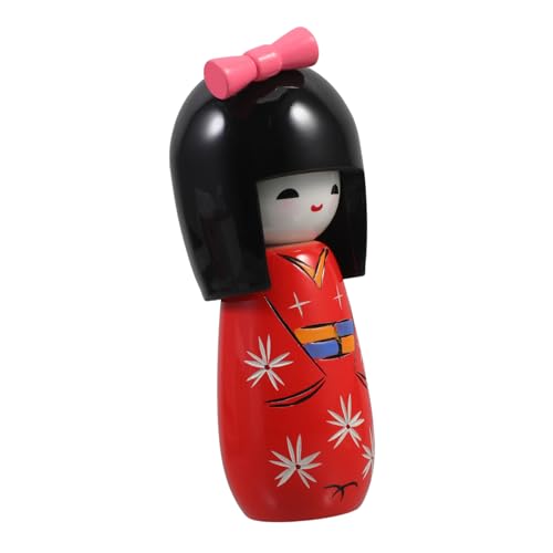 JECOMPRIS Japanische Kimono Puppe Holzfigur Desktop Ornament Traditionelle Japanische Dekoration Maiko Kimono Doll für Wohnzimmer und Ladendekor Stabile Tischplatte Handgefertigt Kompakt JECOMPRIS Japanische Kimono Puppe Holzfigur Desktop Ornament Traditionelle Japanische Dekoration Maiko Kimono Doll für Wohnzimmer und Ladendekor Stabile Tischplatte Handgefertigt Kompakt von JECOMPRIS