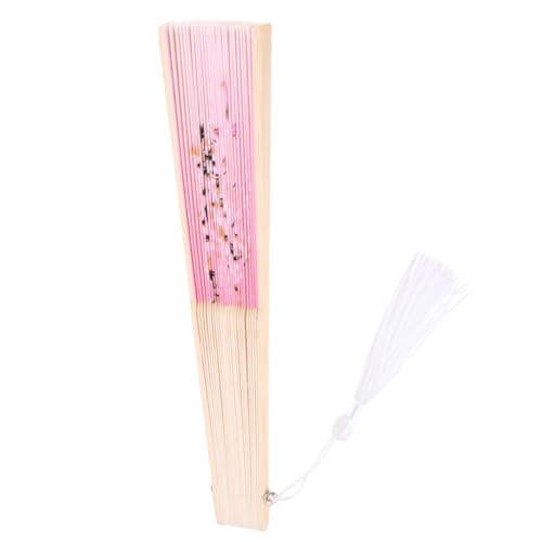 JECOMPRIS Japanischer Faltbarer Handfächer mit Rosa Pflaumenblütenmuster Handgefertigt für Tanzaufführungen Partys Hochzeiten und Stilvolle Dekoration Tragbar und Vintage Inspiriert JECOMPRIS Japanischer Faltbarer Handfächer mit Rosa Pflaumenblütenmuster Handgefertigt für Tanzaufführungen Partys Hochzeiten und Stilvolle Dekoration Tragbar und Vintage Inspiriert von JECOMPRIS