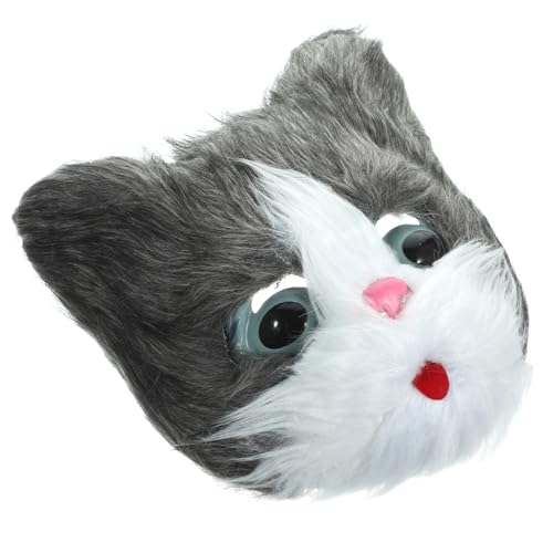 JECOMPRIS Katzenmaske für Erwachsene Halloween Party Cosplay Tierkopf Vollgesichtsmaske Elastisch und Realistisch Ausziehen Kostümzubehör JECOMPRIS Katzenmaske für Erwachsene Halloween Party Cosplay Tierkopf Vollgesichtsmaske Elastisch und Realistisch Ausziehen Kostümzubehör von JECOMPRIS