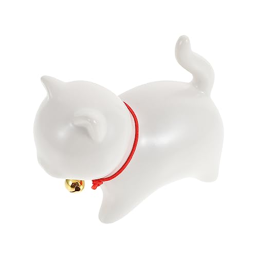 JECOMPRIS Keramische Katzenfigur Tischdekoration aus Keramik für Wohnaccessoires und für Freunde und Langlebig und Detailreich Gestaltet JECOMPRIS Keramische Katzenfigur Tischdekoration aus Keramik für Wohnaccessoires und für Freunde und Langlebig und Detailreich Gestaltet von JECOMPRIS