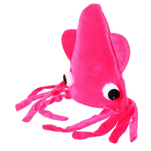 JECOMPRIS Lustiger Squid Hut aus Weichem Velours Originelles Performance Accessoire für Party Tanz und Kostüm Auffälliges Kopfschmuck für Erwachsene Einzigartiger Kopfputz JECOMPRIS Lustiger Squid Hut aus Weichem Velours Originelles Performance Accessoire für Party Tanz und Kostüm Auffälliges Kopfschmuck für Erwachsene Einzigartiger Kopfputz von JECOMPRIS