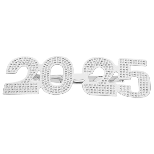 JECOMPRIS Neujahrs Partybrille Glänzende Zahlengläser Für Silvesterfeiern Lustige Accessoires Für Foto Requisiten Und Party Dekoration JECOMPRIS Neujahrs Partybrille Glänzende Zahlengläser Für Silvesterfeiern Lustige Accessoires Für Foto Requisiten Und Party Dekoration von JECOMPRIS