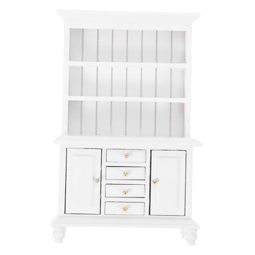 JECOMPRIS Puppenhausmöbel winzige Möbel Miniaturmöbelmodell Miniatur -Bücherregal Display Dekorationszubehör für Puppenhäuser Miniatur-Puppenhaus-Bücherregal puppenhaus kommode hölzern Weiß JECOMPRIS Puppenhausmöbel winzige Möbel Miniaturmöbelmodell Miniatur -Bücherregal Display Dekorationszubehör für Puppenhäuser Miniatur-Puppenhaus-Bücherregal puppenhaus kommode hölzern Weiß von JECOMPRIS