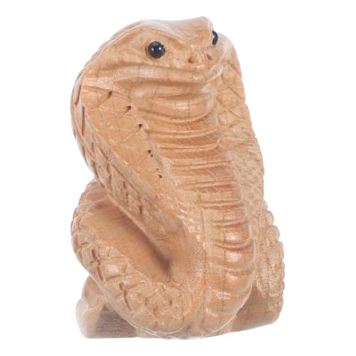JECOMPRIS Realistische Holzschlangen Figur Handgeschnitzt Glatte Holzmaterialien Lebensechte Tisch und Regaldekoration Vielseitiges Wohnaccessoire für Garten Büro Balkon Jahr der Schlange JECOMPRIS Realistische Holzschlangen Figur Handgeschnitzt Glatte Holzmaterialien Lebensechte Tisch und Regaldekoration Vielseitiges Wohnaccessoire für Garten Büro Balkon Jahr der Schlange von JECOMPRIS