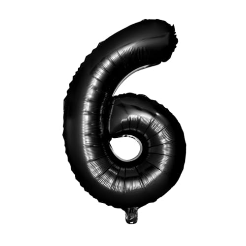 JECOMPRIS Schwarze Zahlen Folienballons mit Aufhängeloch Wiederverwendbare Jumbo Luftballons für Geburtstags und Jubiläumsdekoration Selbstabdichtend Einfach Aufzublasen JECOMPRIS Schwarze Zahlen Folienballons mit Aufhängeloch Wiederverwendbare Jumbo Luftballons für Geburtstags und Jubiläumsdekoration Selbstabdichtend Einfach Aufzublasen von JECOMPRIS