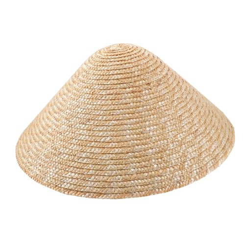 JECOMPRIS Strohhut mit UV Schutz Verstellbar mit Kordel Spitz Zulaufende Strandmütze für Outdoor Aktivitäten als Kostümaccessoire für Halloween und Traditionelle Kleidung JECOMPRIS Strohhut mit UV Schutz Verstellbar mit Kordel Spitz Zulaufende Strandmütze für Outdoor Aktivitäten als Kostümaccessoire für Halloween und Traditionelle Kleidung von JECOMPRIS