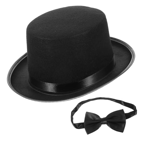 JECOMPRIS Teiliges Detektiv Kostümset mit Schwarzem und Passender Fliege Leichte und Langlebige Verkleidung für Halloween Motto und Cosplay Partys für Damen und Herren von JECOMPRIS