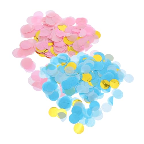 JECOMPRIS Teiliges Gender Reveal Konfetti Rundes Papier Streudeko in Rosa und Blau Vielseitig für Babyparty Geschlechtsenthüllung Einfache Handhabung und JECOMPRIS Teiliges Gender Reveal Konfetti Rundes Papier Streudeko in Rosa und Blau Vielseitig für Babyparty Geschlechtsenthüllung Einfache Handhabung und von JECOMPRIS