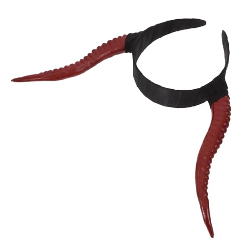 JECOMPRIS Teufelshorn Haarband für Halloween Cosplay Kopfschmuck für Partys Festivals und Kostüme Design Vielseitig für Verschiedene Anlässe von JECOMPRIS