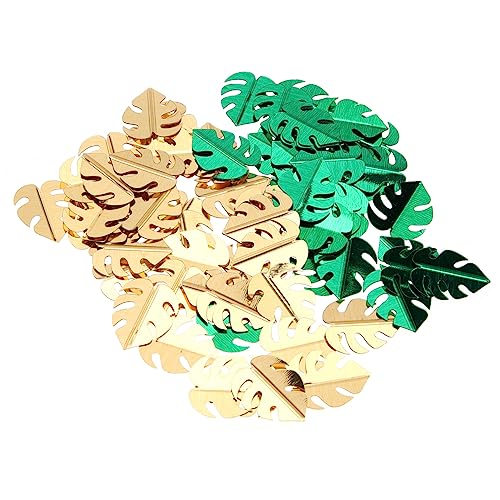 JECOMPRIS Tropisches Konfetti für Tischdekoration Teiliges aus Grünen und Goldenen Monstera Blättern für Sommerpartys Hochzeiten Geburtstagsfeiern und Themenveranstaltungen JECOMPRIS Tropisches Konfetti für Tischdekoration Teiliges aus Grünen und Goldenen Monstera Blättern für Sommerpartys Hochzeiten Geburtstagsfeiern und Themenveranstaltungen von JECOMPRIS