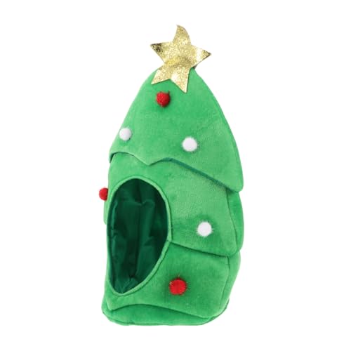 JECOMPRIS Weihnachtsbaum Mütze aus Weichem Leichte Bequeme Kopfbedeckung für Erwachsene Unisex Partyhut für Weihnachten Vielseitiges Accessoire für Festliche Xmas Feiern von JECOMPRIS