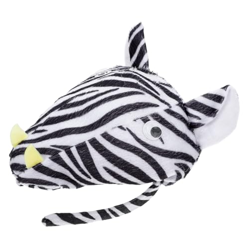 JECOMPRIS Zebra Ohren Stirnband Lustige Haarband Kopfbedeckung Karneval Halloween Partybühne Auftritte Dschungel Themen Haarzubehör Für Kinder Erwachsene von JECOMPRIS