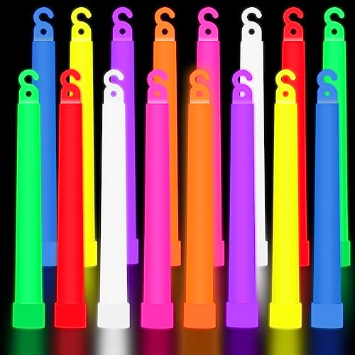 JEFFOUOO Knicklichter,25 Stück Knicklichter Party Set,Knicklichter Leuchtstäbe,Power Knicklichter,Farbe Leuchtstäbe,Jumbo Leuchtstäbchen,Glow Sticks für Party Outdoor Festival Camping,150 x15 mm JEFFOUOO Knicklichter,25 Stück Knicklichter Party Set,Knicklichter Leuchtstäbe,Power Knicklichter,Farbe Leuchtstäbe,Jumbo Leuchtstäbchen,Glow Sticks für Party Outdoor Festival Camping,150 x15 mm von JEFFOUOO