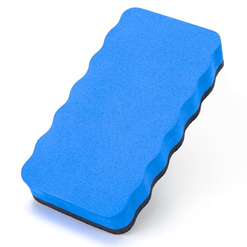 JEFURE Whiteboard Schwamm 1 Stück, blau Whiteboard Schwamm Magnetisch, Whiteboard Radiergummi für Trockenreinigung auf vielen Oberflächen, Whiteboard Radierer für Whiteboards, Tafeln und Glas JEFURE Whiteboard Schwamm 1 Stück, blau Whiteboard Schwamm Magnetisch, Whiteboard Radiergummi für Trockenreinigung auf vielen Oberflächen, Whiteboard Radierer für Whiteboards, Tafeln und Glas von JEFURE