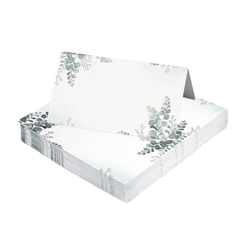 JEKUGOT Tischkarten für Hochzeiten, 50 Stück, Tisch-Namenskarten für Gäste, Palce-Karte für Hochzeitsempfänge und Partys JEKUGOT Tischkarten für Hochzeiten, 50 Stück, Tisch-Namenskarten für Gäste, Palce-Karte für Hochzeitsempfänge und Partys von JEKUGOT