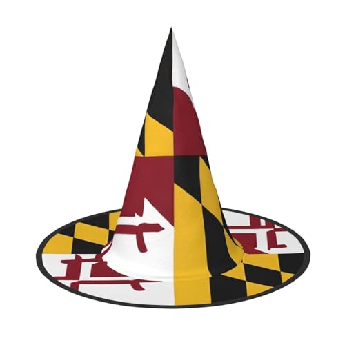 JEKYDOSD Flagge von Maryland, Halloween-Hut, gruseliges Party-Accessoire, Karneval, Maskerade-Bälle JEKYDOSD Flagge von Maryland, Halloween-Hut, gruseliges Party-Accessoire, Karneval, Maskerade-Bälle von JEKYDOSD