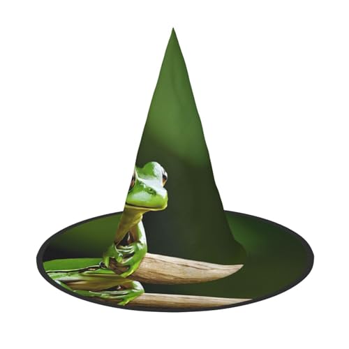 JEKYDOSD Frosch und Regen Druck Halloween Hut Gruseliges Partyzubehör Karneval Maskerade Bälle JEKYDOSD Frosch und Regen Druck Halloween Hut Gruseliges Partyzubehör Karneval Maskerade Bälle von JEKYDOSD