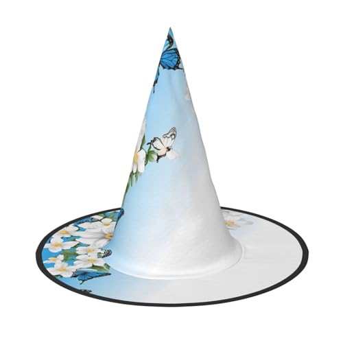 JEKYDOSD Halloween-Hut mit Blumen und Schmetterlingen, gruseliges Party-Accessoire, Karnevals-Maskenbälle JEKYDOSD Halloween-Hut mit Blumen und Schmetterlingen, gruseliges Party-Accessoire, Karnevals-Maskenbälle von JEKYDOSD