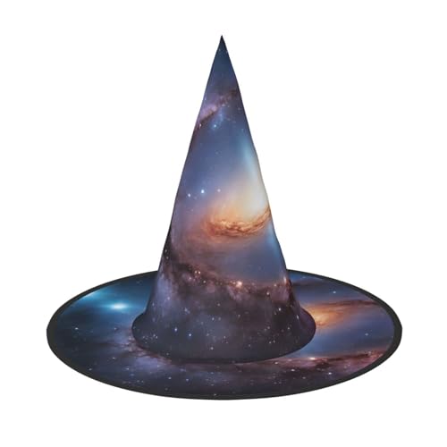 JEKYDOSD Halloween-Hut mit Galaxie-Druck, gruseliges Party-Accessoire, Karneval, Maskerade-Bälle JEKYDOSD Halloween-Hut mit Galaxie-Druck, gruseliges Party-Accessoire, Karneval, Maskerade-Bälle von JEKYDOSD