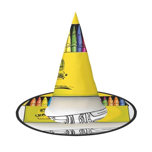 JEKYDOSD Niedliche Buntstifte, Box-Druck, Halloween-Hut, gruseliges Party-Accessoire, Karneval, Maskerade-Bälle JEKYDOSD Niedliche Buntstifte, Box-Druck, Halloween-Hut, gruseliges Party-Accessoire, Karneval, Maskerade-Bälle von JEKYDOSD
