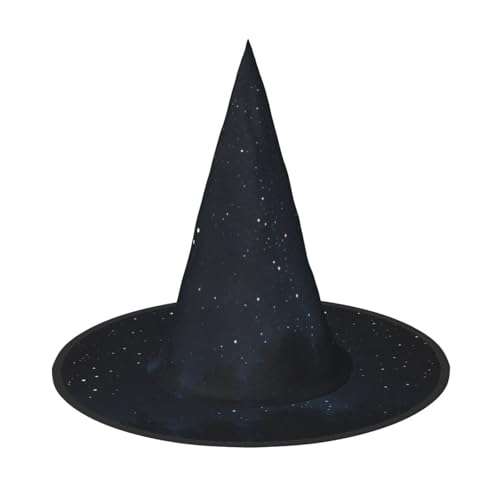 JEKYDOSD Schwarzer Glitzer-Druck, Halloween-Hut, gruseliges Party-Accessoire, Karneval, Maskerade-Bälle JEKYDOSD Schwarzer Glitzer-Druck, Halloween-Hut, gruseliges Party-Accessoire, Karneval, Maskerade-Bälle von JEKYDOSD