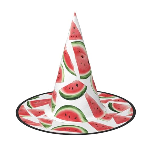 JEKYDOSD Wassermelone mit frischem Obstdruck, Halloween-Hut, gruseliges Party-Accessoire, Karneval, Maskerade-Bälle JEKYDOSD Wassermelone mit frischem Obstdruck, Halloween-Hut, gruseliges Party-Accessoire, Karneval, Maskerade-Bälle von JEKYDOSD