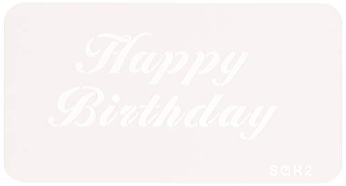 JEM Happy-Birthday-Schablone, Kunststoff, 15 x 1 x 15 cm ,weiß JEM Happy-Birthday-Schablone, Kunststoff, 15 x 1 x 15 cm ,weiß von PME