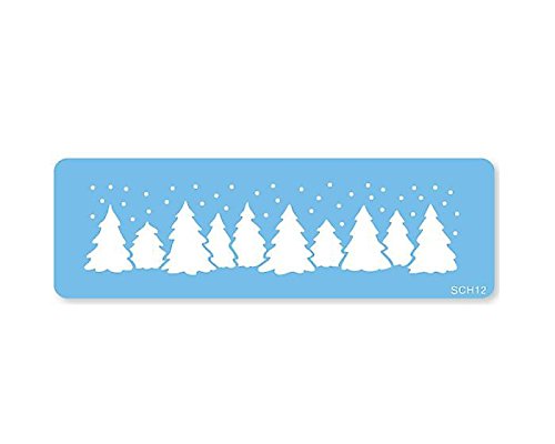 JEM Weihnachtswald-Schablone, Kunststoff, Blau, 15 x 1 x 15 cm JEM Weihnachtswald-Schablone, Kunststoff, Blau, 15 x 1 x 15 cm von PME