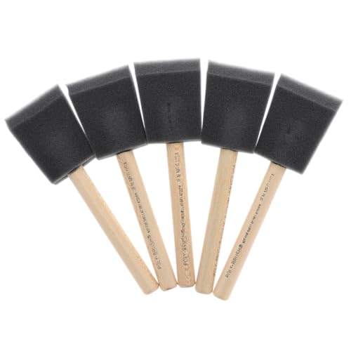 Jen Manufacturing Polyschaum-Pinsel – 5,1 cm (24 Stück) – ideal für glatten Farbauftrag, professionelle Qualität zum Malen und Basteln von JEN MFG USA