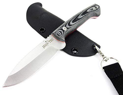 JEO-TEC Nº11 Halsmesser, Überlebensmesser, Outdoormesser, Survival Messer, Stahl MOVA, Kydex Scheide. Entworfen und Handgefertigt in Spanien - Neck Knife von JEO-TEC