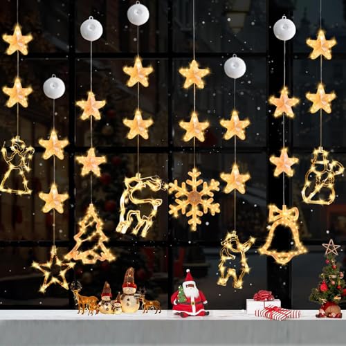 8PCS Weihnachtsbeleuchtung Fenster Innen,Led Weihnachtsdeko Fenster,Weihnachtsdeko Fensterlichter,Fensterdeko Weihnachten Beleuchtet,Fenster Weihnachtsbeleuchtung mit Saugnäpfe,Timer Batteriebetriebe 8PCS Weihnachtsbeleuchtung Fenster Innen,Led Weihnachtsdeko Fenster,Weihnachtsdeko Fensterlichter,Fensterdeko Weihnachten Beleuchtet,Fenster Weihnachtsbeleuchtung mit Saugnäpfe,Timer Batteriebetriebe von JEONDFG