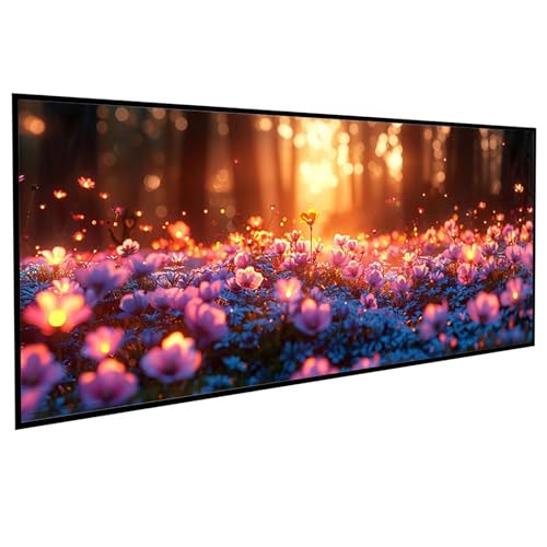 Anlage Diamond Painting (60x120cm), Diamond Painting Erwachsene Blume DIY Runden Steine Kristall Kunst Bastelnset Erwachsene Anfänger Set, zur Entspannung und Zimmer Wanddeko, Geschenke PJY5 8-B von JEPGFOU