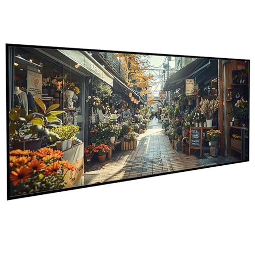 Anlage Diamond Painting 70x140CM, Diamond Painting Erwachsene Topfpflanzen DIY Runden Steine Kristall Kunst Bastelnset Erwachsene Anfänger Set, zur Entspannung und Zimmer Wanddeko, Geschenke PJY6 X-1 von JEPGFOU
