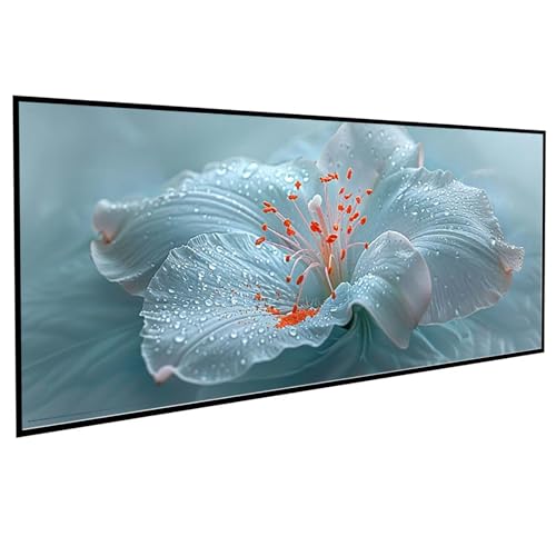 Anlage Diamond Painting 80 x 160 cm, Diamond Painting Erwachsene Blume DIY Runden Steine Kristall Kunst Bastelnset Erwachsene Anfänger Set, zur Entspannung und Zimmer Wanddeko, Geschenke PJY7 G-V von JEPGFOU