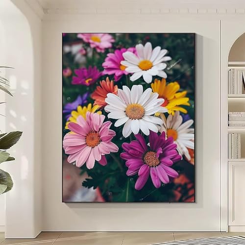 Anlage Diamond Painting XXL Blume Diamond Art Bilder Erwachsene Dimond Painting Kinder Mosaikherstellung Stickerei Kreuzstich Malerei Kits Basteln für Erwachsene Wanddeko, Geschenke 60x80cm 4-M Anlage Diamond Painting XXL Blume Diamond Art Bilder Erwachsene Dimond Painting Kinder Mosaikherstellung Stickerei Kreuzstich Malerei Kits Basteln für Erwachsene Wanddeko, Geschenke 60x80cm 4-M von JEPGFOU