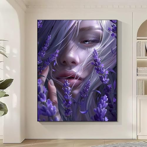Anlage Diamond Painting XXL Lavendel Diamond Art Bilder Erwachsene Dimond Painting Kinder Mosaikherstellung Stickerei Kreuzstich Malerei Kits Basteln für Erwachsene Wanddeko, Geschenke 40x50CM V-3 Anlage Diamond Painting XXL Lavendel Diamond Art Bilder Erwachsene Dimond Painting Kinder Mosaikherstellung Stickerei Kreuzstich Malerei Kits Basteln für Erwachsene Wanddeko, Geschenke 40x50CM V-3 von JEPGFOU
