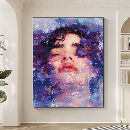 Anlage Diamond Painting XXL Narzissen Diamond Art Bilder Erwachsene Dimond Painting Kinder Mosaikherstellung Stickerei Kreuzstich Malerei Kits Basteln für Erwachsene Wanddeko, Geschenke (80x110cm) 4-1 von JEPGFOU