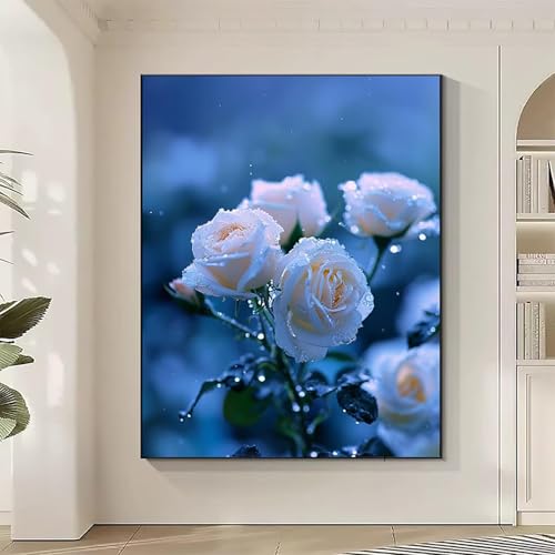 Anlage Diamond Painting XXL Rose Diamond Art Bilder Erwachsene Dimond Painting Kinder Mosaikherstellung Stickerei Kreuzstich Malerei Kits Basteln für Erwachsene Wanddeko, Geschenke 60x80cm F-J Anlage Diamond Painting XXL Rose Diamond Art Bilder Erwachsene Dimond Painting Kinder Mosaikherstellung Stickerei Kreuzstich Malerei Kits Basteln für Erwachsene Wanddeko, Geschenke 60x80cm F-J von JEPGFOU