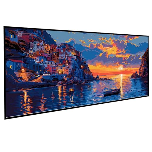 Architektur Diamond Painting 100 x 200 cm, Diamond Painting Erwachsene Boot DIY Runden Steine Kristall Kunst Bastelnset Erwachsene Anfänger Set, zur Entspannung und Zimmer Wanddeko, Geschenke PJY9 5-9 Architektur Diamond Painting 100 x 200 cm, Diamond Painting Erwachsene Boot DIY Runden Steine Kristall Kunst Bastelnset Erwachsene Anfänger Set, zur Entspannung und Zimmer Wanddeko, Geschenke PJY9 5-9 von JEPGFOU