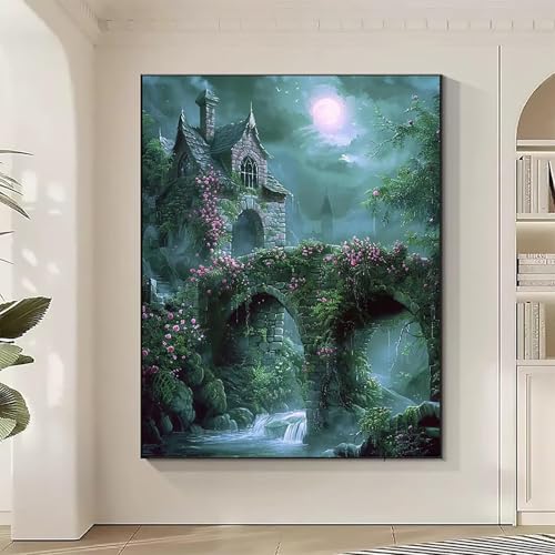 Architektur Diamond Painting XXL Kabine Diamond Art Bilder Erwachsene Dimond Painting Kinder Mosaikherstellung Stickerei Kreuzstich Malerei Kits Basteln für Erwachsene Wanddeko, Geschenke 90x120cm N-8 Architektur Diamond Painting XXL Kabine Diamond Art Bilder Erwachsene Dimond Painting Kinder Mosaikherstellung Stickerei Kreuzstich Malerei Kits Basteln für Erwachsene Wanddeko, Geschenke 90x120cm N-8 von JEPGFOU