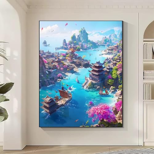 Architektur Diamond Painting XXL Tempel Diamond Art Bilder Erwachsene Dimond Painting Kinder Mosaikherstellung Stickerei Kreuzstich Malerei Kits Basteln für Erwachsene Wanddeko, Geschenke 90x120CM 2-M Architektur Diamond Painting XXL Tempel Diamond Art Bilder Erwachsene Dimond Painting Kinder Mosaikherstellung Stickerei Kreuzstich Malerei Kits Basteln für Erwachsene Wanddeko, Geschenke 90x120CM 2-M von JEPGFOU