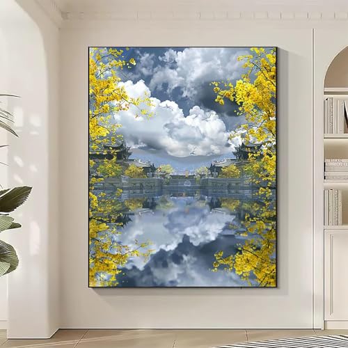 Architektur Diamond Painting XXL Tempel Diamond Art Bilder Erwachsene Dimond Painting Kinder Mosaikherstellung Stickerei Kreuzstich Malerei Kits Basteln für Erwachsene Wanddeko, Geschenke 90x120cm Z-7 Architektur Diamond Painting XXL Tempel Diamond Art Bilder Erwachsene Dimond Painting Kinder Mosaikherstellung Stickerei Kreuzstich Malerei Kits Basteln für Erwachsene Wanddeko, Geschenke 90x120cm Z-7 von JEPGFOU