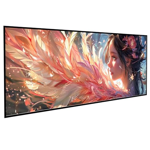 Blume Diamond Painting (100x200cm), Diamond Painting Erwachsene Frau DIY Runden Steine Kristall Kunst Bastelnset Erwachsene Anfänger Set, zur Entspannung und Zimmer Wanddeko, Geschenke PJY9 J-3 von JEPGFOU