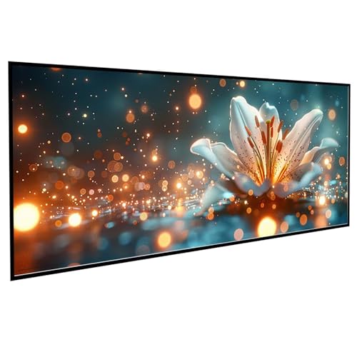 Blumen Diamond Painting (40x50cm), Diamond Painting Erwachsene Lilie DIY Runden Steine Kristall Kunst Bastelnset Erwachsene Anfänger Set, zur Entspannung und Zimmer Wanddeko, Geschenke PJY9 6-W von JEPGFOU