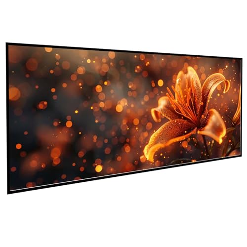 Blumen Diamond Painting (60x120cm), Diamond Painting Erwachsene Lilie DIY Runden Steine Kristall Kunst Bastelnset Erwachsene Anfänger Set, zur Entspannung und Zimmer Wanddeko, Geschenke PJY5 5-P von JEPGFOU