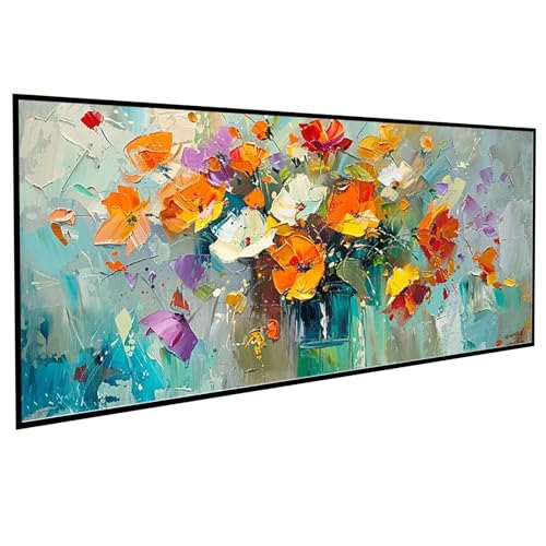 Blumen Diamond Painting (60x120cm), Diamond Painting Erwachsene Vase DIY Runden Steine Kristall Kunst Bastelnset Erwachsene Anfänger Set, zur Entspannung und Zimmer Wanddeko, Geschenke PJY9 I-5 von JEPGFOU