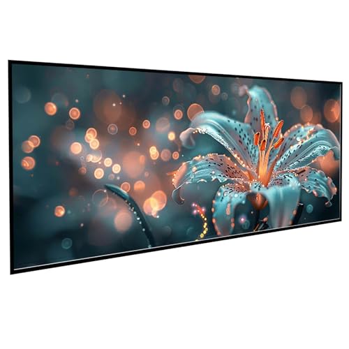 Blumen Diamond Painting (80x160cm), Diamond Painting Erwachsene Lilie DIY Runden Steine Kristall Kunst Bastelnset Erwachsene Anfänger Set, zur Entspannung und Zimmer Wanddeko, Geschenke PJY9 7-C von JEPGFOU