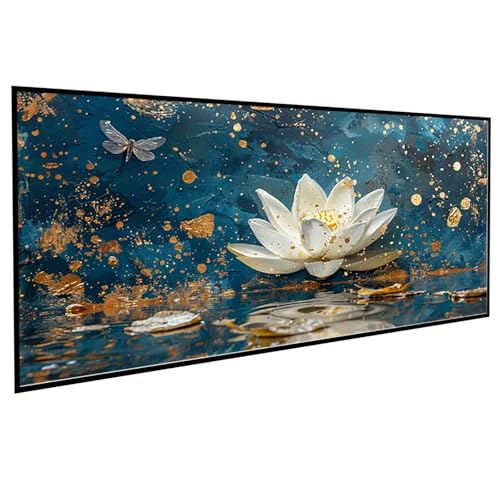 Blumen Diamond Painting 40 x 80 cm, Diamond Painting Erwachsene Seerose DIY Runden Steine Kristall Kunst Bastelnset Erwachsene Anfänger Set, zur Entspannung und Zimmer Wanddeko, Geschenke PJY9 7-6 Blumen Diamond Painting 40 x 80 cm, Diamond Painting Erwachsene Seerose DIY Runden Steine Kristall Kunst Bastelnset Erwachsene Anfänger Set, zur Entspannung und Zimmer Wanddeko, Geschenke PJY9 7-6 von JEPGFOU