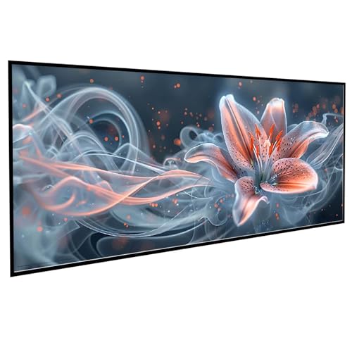 Blumen Diamond Painting 60 x 120 cm, Diamond Painting Erwachsene Lilie DIY Runden Steine Kristall Kunst Bastelnset Erwachsene Anfänger Set, zur Entspannung und Zimmer Wanddeko, Geschenke PJY5 8-2 von JEPGFOU