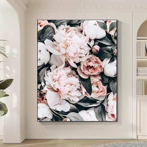 Blumen Diamond Painting XXL Pfingstrose Diamond Art Bilder Erwachsene Dimond Painting Kinder Mosaikherstellung Stickerei Kreuzstich Malerei Kits Basteln für Erwachsene, Geschenke 50 x 70 cm I-9 Blumen Diamond Painting XXL Pfingstrose Diamond Art Bilder Erwachsene Dimond Painting Kinder Mosaikherstellung Stickerei Kreuzstich Malerei Kits Basteln für Erwachsene, Geschenke 50 x 70 cm I-9 von JEPGFOU